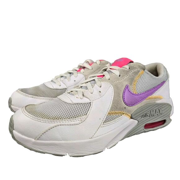 Nike Youth Sneakers Air Max Excee Pure Platinum CD6894-011 Fuchsia Glow Size 5Y - Picture 1 of 12